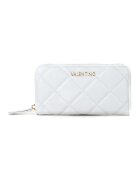 Valentino Bags Portofel matlasat cu fermoar Ocarina - Gri deschis