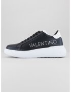 Valentino Pantofi sport unisex de piele cu logo - Negru
