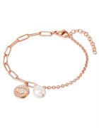 Valero Pearls Bratara placata cu aur de 18K - Auriu rose