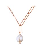 Valero Pearls Colier ajustabil - placat cu aur de 18K - Auriu rose