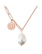 Valero Pearls Colier placat cu aur de 18K - Auriu rose