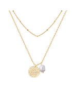 Valero Pearls Colier stratificat - placat cu aur de 18K - Auriu