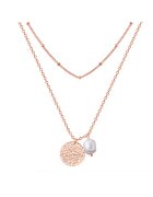 Valero Pearls Colier stratificat - placat cu aur de 18K - Auriu rose
