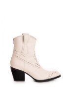 Vanilla Botine cowboy din piele - cu nituri metalice Lillian
