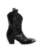 Vanilla Botine tip cowboy cu nituri decorative Burundi