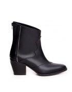 Vanilla Ciocate Cressida din piele neagra cu accesoriu fermoar
