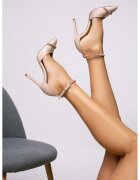 Vanilla Pantofi Stiletto cu toc Dominique piele naturala - bej deschis