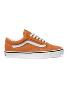 Vans Pantofi sport cu garnituri din piele intoarsa - Alb/Portocaliu