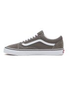 Vans Pantofi sport de piele intoarsa Old Skool - Alb/Maro taupe