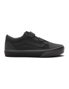Vans Pantofi sport din piele cu inchidere velcro - Negru