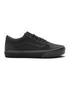 Vans Pantofi sport din piele cu sireturi - Negru