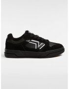 Vans Pantofi sport unisex de piele si piele intoarsa Upland - Negru/Alb optic