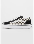 Vans Tenisi cu garnituri de piele intoarsa si model Old Skool - Alb/Negru