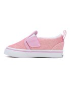 Vans Tenisi slip-on cu aspect stralucitor - Auriu/Roz