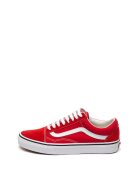 Vans Tenisi unisex cu insertii de piele intoarsa Old Skool - Rosu
