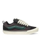 Vans Tenisi unisex din piele intoarsa cu aspect contrastant - Negru/Verde padure