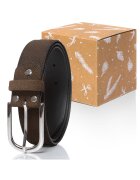 VANZETTI Curea Din Piele - Van-M5001 0690 - Piele - Maro - Latime: 35 mm - Lungime: 90 cm - Maro