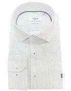 Vegea Camasa slim fit cu model - Alb optic/Albastru