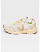 Veja Pantofi sport cu insertii de plasa Condor 2 - Alb/Kaki