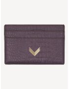 VELANTE OFFICIALE Portcart unisex de piele - Violet prafuit
