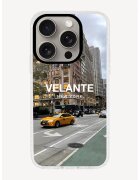 VELANTE SPORT Husa unisex pentru telefon iPhone 15 Pro - Maro/Galben sofran