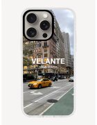 VELANTE SPORT Husa unisex pentru telefon iPhone 15 Pro Max - Maro/Galben sofran