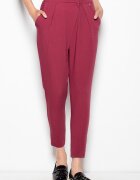 Venaton Pantaloni dama conici - confortabili - rosii - poliester
