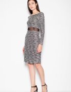 Venaton Rochie de zi cu zi - gri - XL