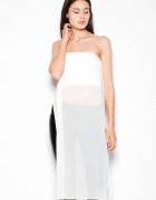 Venaton Top dama bej - poliester - design extravagant cu sifon decorativ - model croiat original -