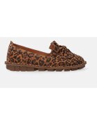 VENEZIA Balerini animal print cu varf rotund