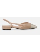 VENEZIA Balerini slingback din piele