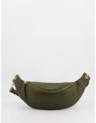 VENEZIA Borseta dama - piele naturala - verde - 33x13x4cm