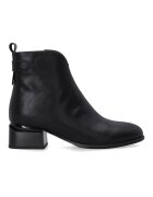 VENEZIA Botine din piele cu varf alungit - Negru