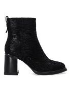VENEZIA Botine din piele intoarsa cu model