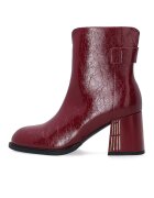 VENEZIA Botine din piele lacuita cu toc