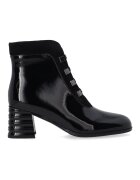 VENEZIA Botine elegante din lac pentru femei cu toc