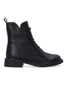 VENEZIA Botine negre cu caramb decorativ