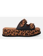 VENEZIA Dlapi flatform cu animal print