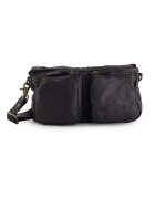VENEZIA Geanta crossbody din piele cu buzunare multiple