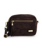 VENEZIA Geanta crossbody din piele intoarsa