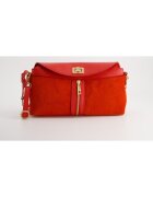 VENEZIA Geanta crossbody din piele intoarsa si ecologica