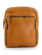 VENEZIA Geanta crossbody din piele naturala cu buzunare multiple