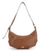 VENEZIA Geanta crossbody din piele naturala - maro - 27x40x8cm - curea reglabila max 90cm - 2 buzunare interioare