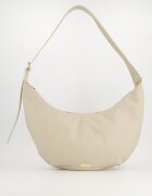 VENEZIA Geanta crossbody piele naturala - lungime maxima - 1 buzunar interior - Bej