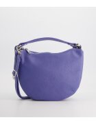VENEZIA Geanta dama crossbody - piele naturala - albastru - 30x19cm