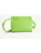 VENEZIA Geanta dama - messenger - piele naturala - 25x18x7cm - curea - Verde