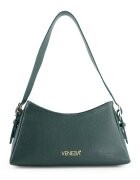 VENEZIA Geanta de umar din piele naturala - verde - 32x12x17cm - cu curea detasabila
