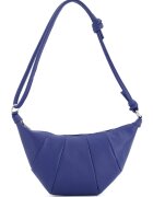 VENEZIA Geanta de umar piele naturala - granat - 32x17x6cm - 115cm curea