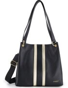 VENEZIA Geanta din piele naturala - neagra - 31x33x9cm