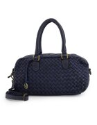 VENEZIA Geanta duffle cu design impletit